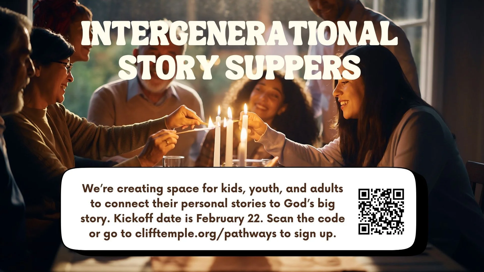 Intergenerational Story Suppers