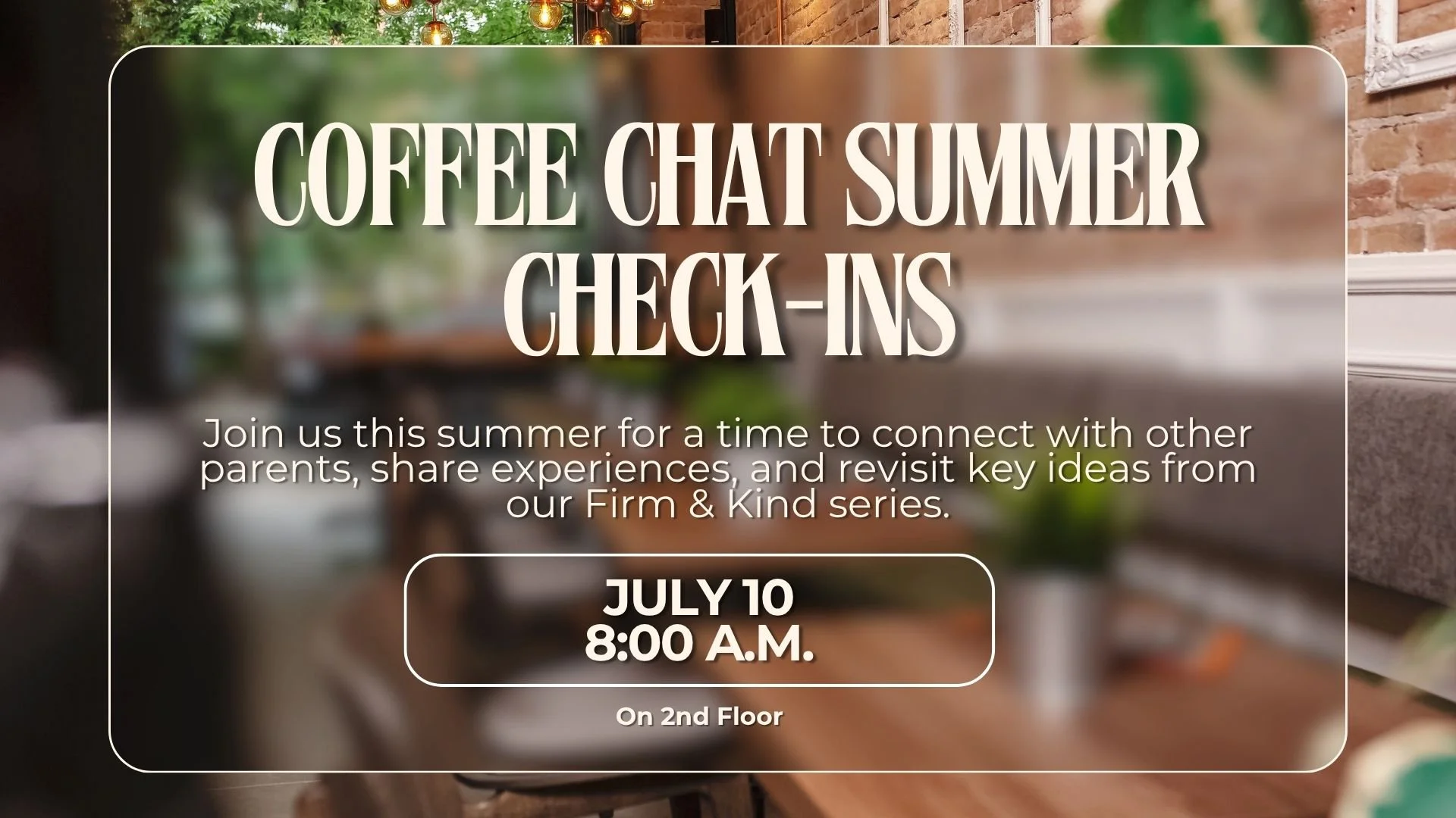 Coffee Chat Check-In