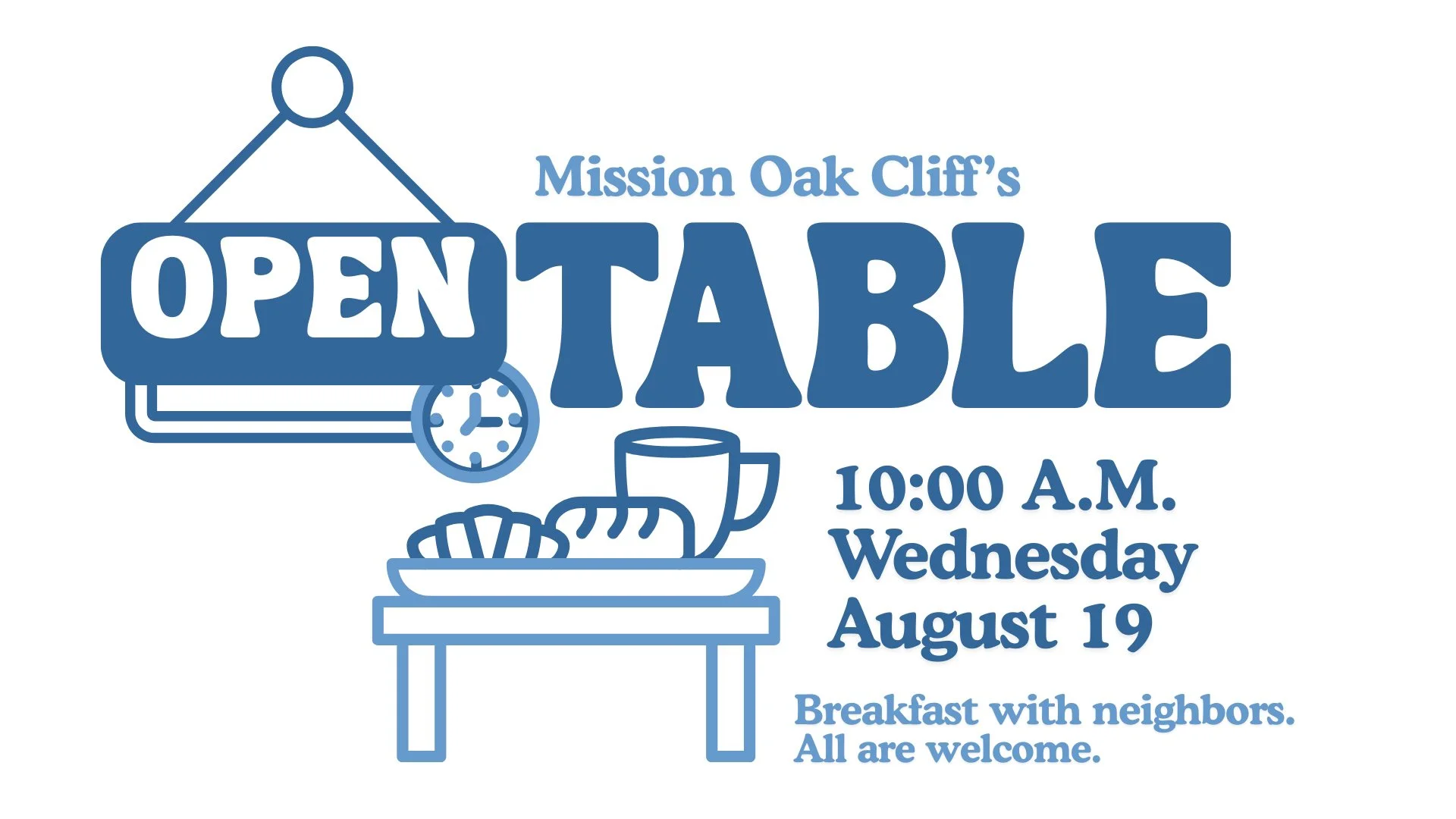 Mission Oak Cliff Open Table