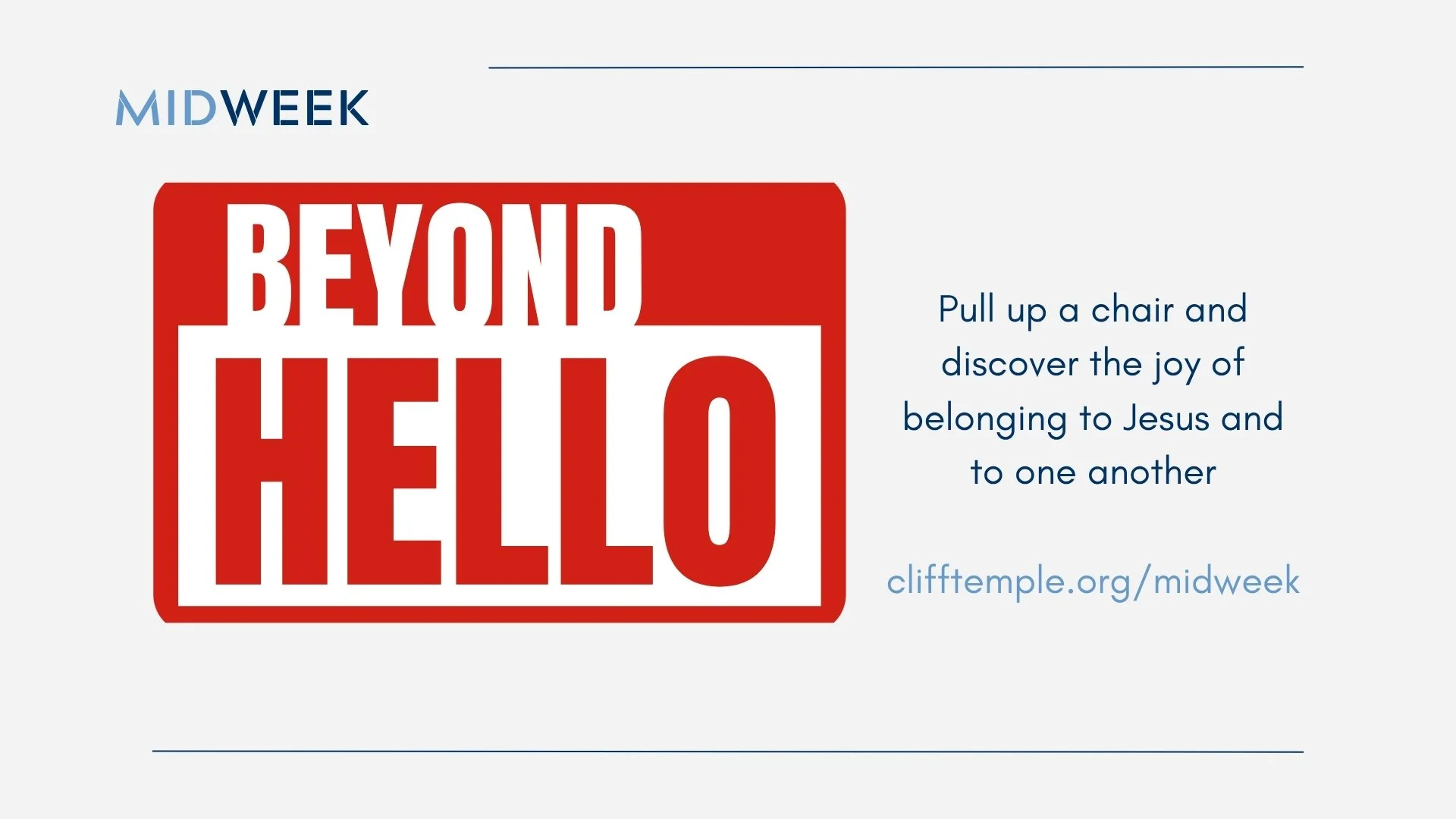 Beyond "Hello"