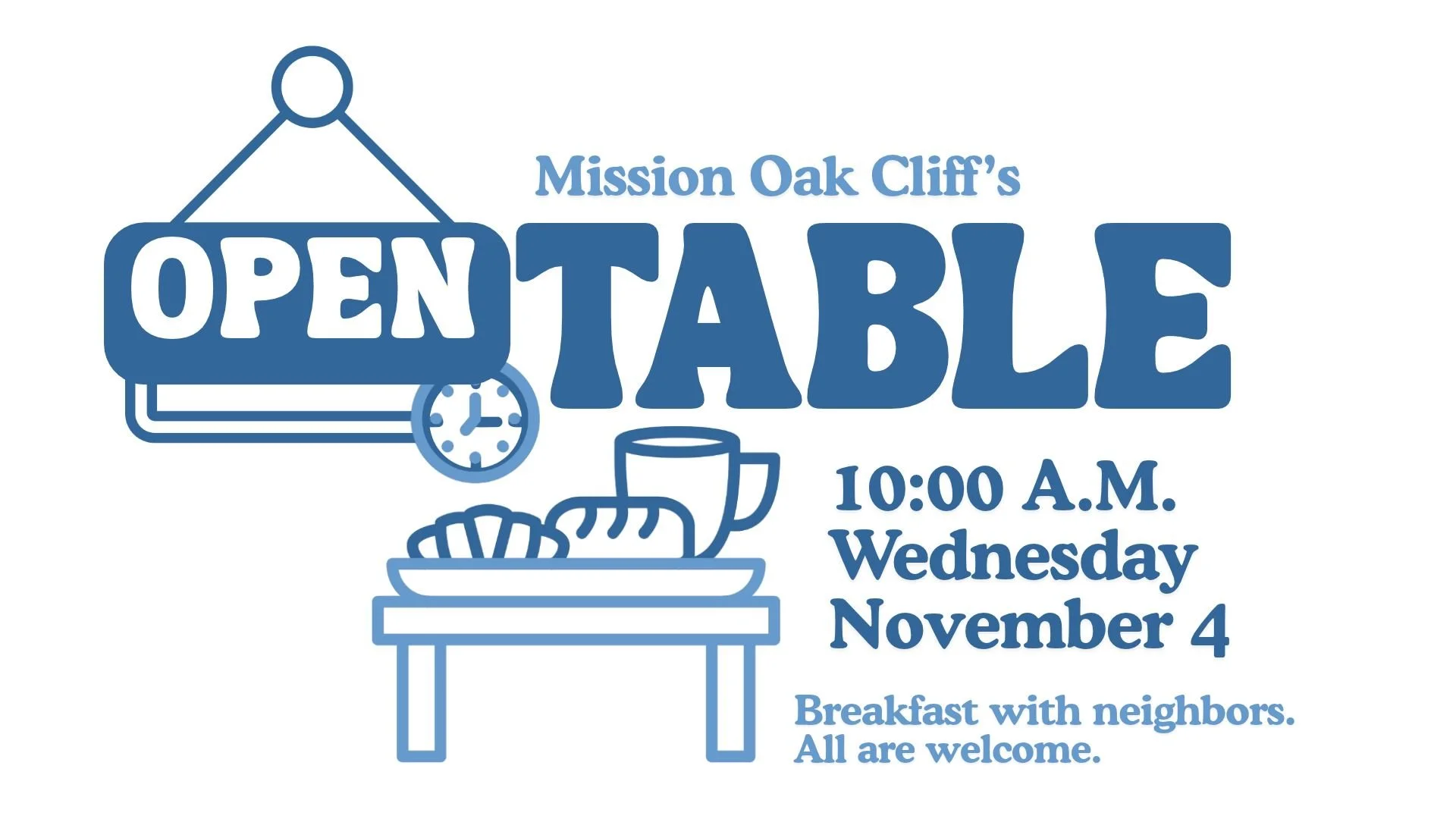 Mission Oak Cliff Open Table