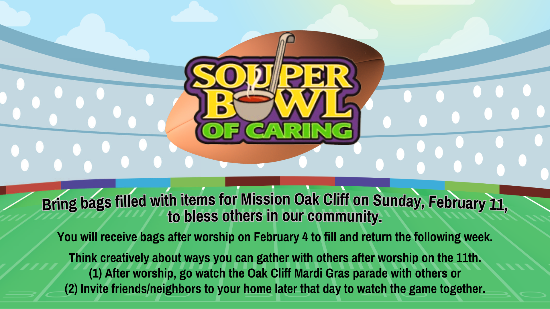 Souper Bowl of Caring 2024 — Cliff Temple Baptist Church