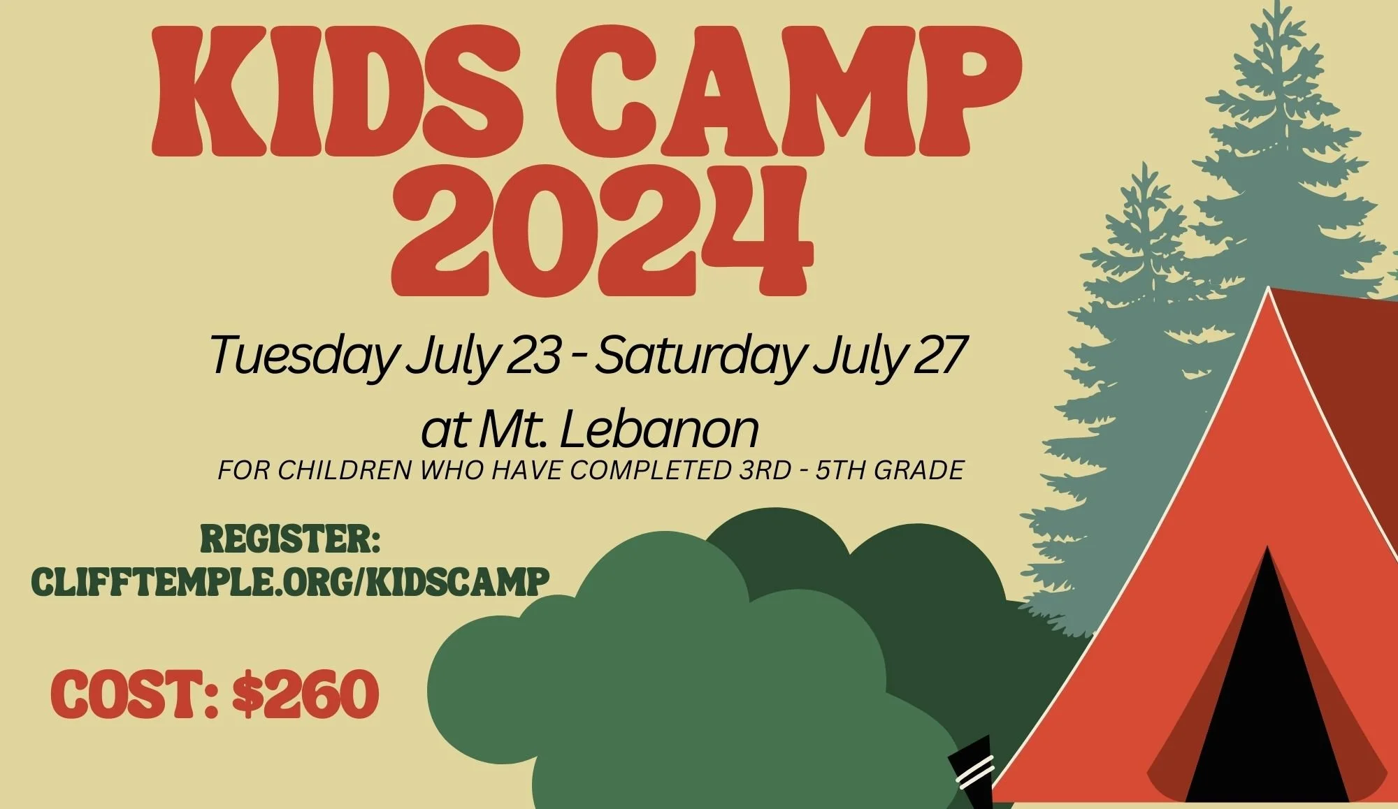 Kids Camp 2024 — Cliff Temple Baptist Church