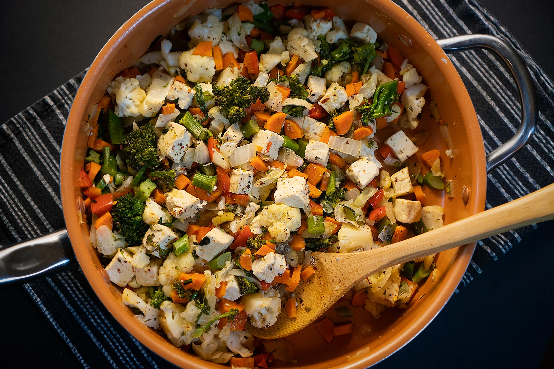 Mediterranean Veggie and Tofu Bowl
