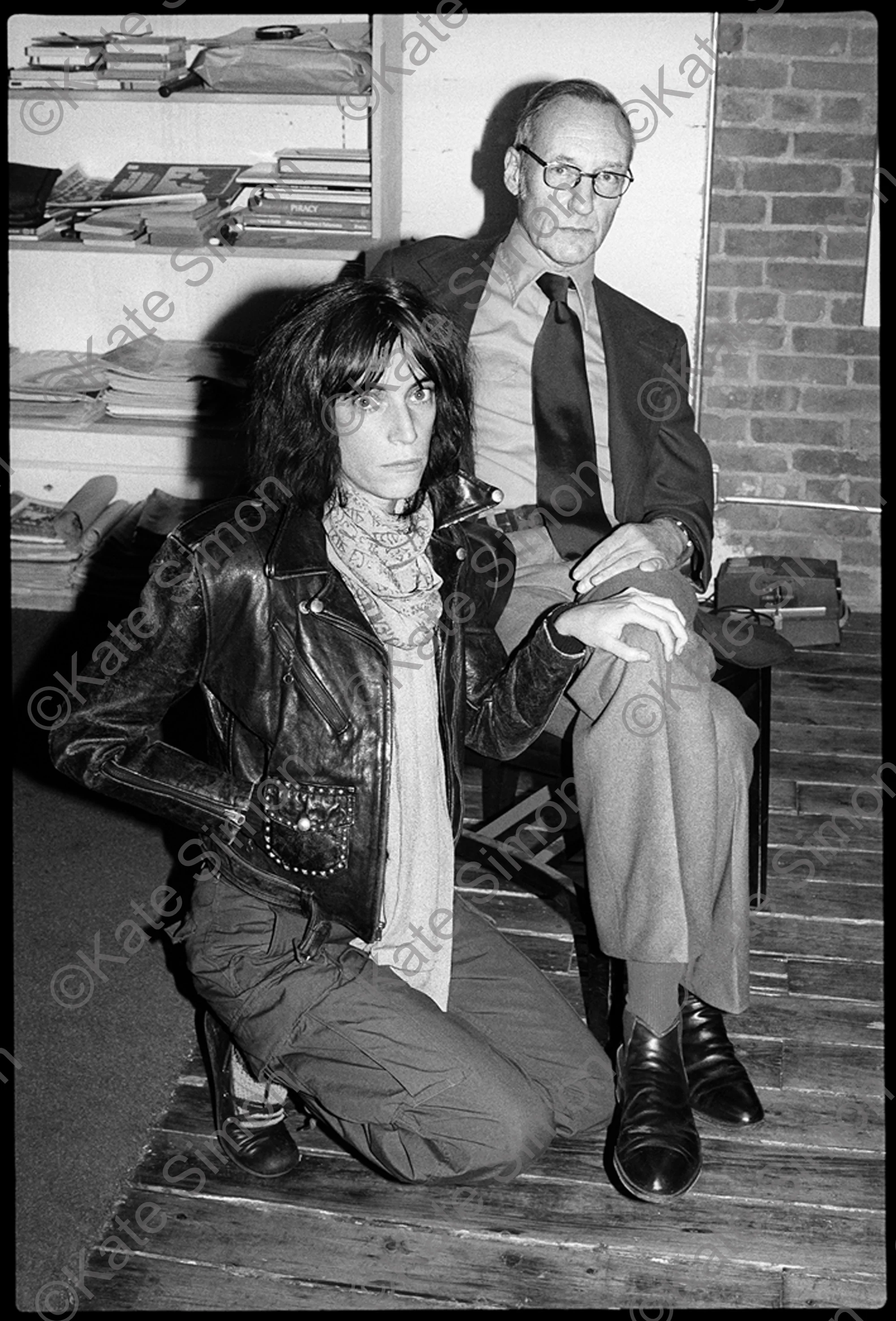 Patti Smith and William S. Burroughs