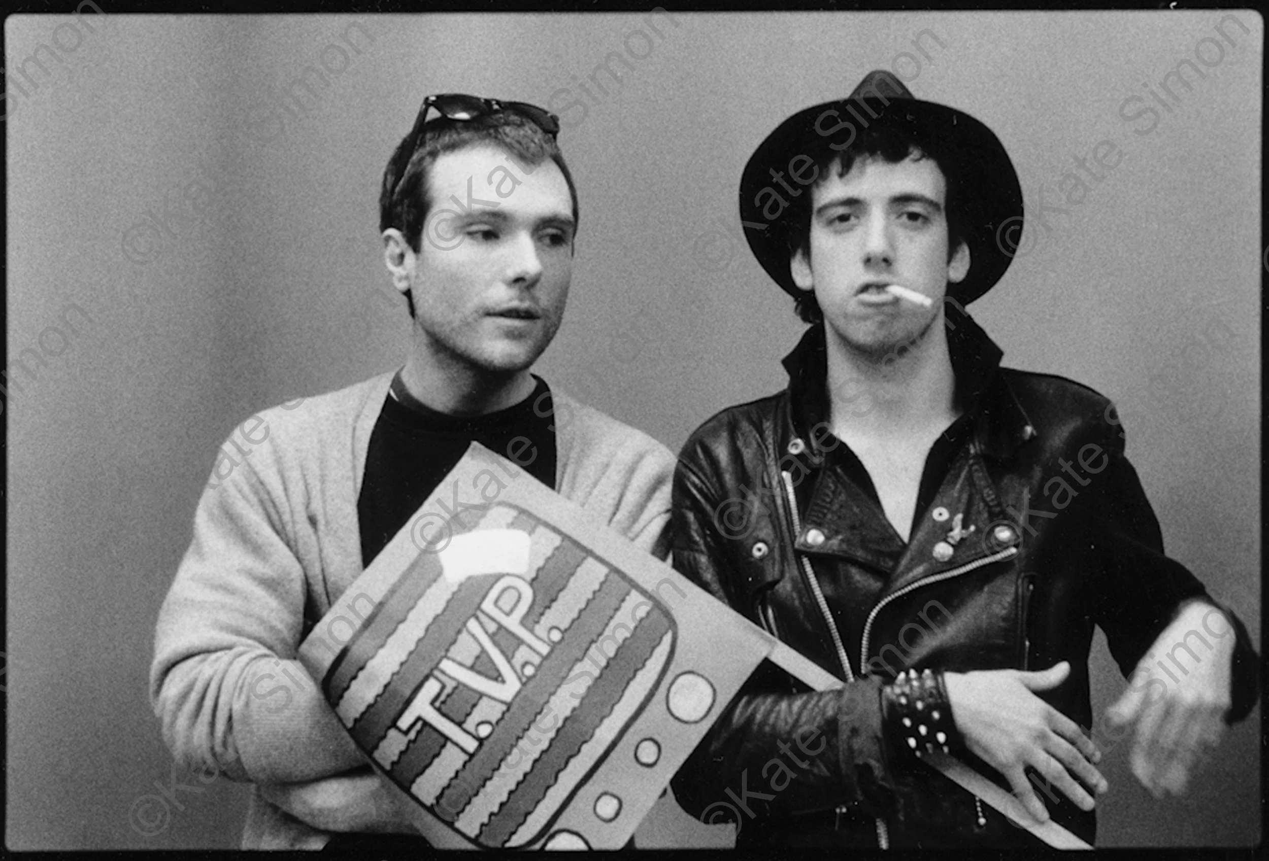 Glenn O'Brien and Mick Jones