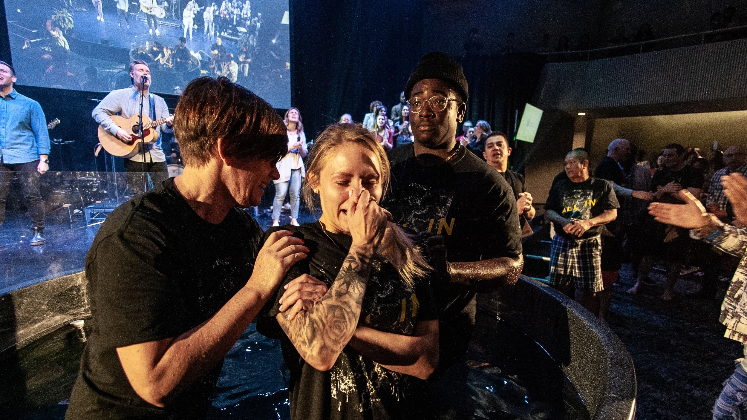Baptism is a public way of showing those around you that you love Jesus and want to follow Him in your life. It is a moment of celebration that your old life is washed away, and your new life is beginning! Jasmine attends FA and made the decision to be baptized in front of her family, friends and community on Easter Sunday! So many people were baptized that Sunday, and we wanted to take a moment to share Jasmine’s story with you. If you are wondering if you should take the next step in your faith and be baptized, then do it! What was life like before you knew Jesus? Before I knew Jesus, life was a very bumpy, unpredictable rollercoaster to say the least. Life consisted of instability, loneliness, depression, shame, emptiness, anxiety and despair. There was no clear path I was taking, as I had no purpose without Jesus. I felt as though I was living day by day, wondering when I would get to experience a ‘good life’. Life without Jesus was extremely unfulfilling and filled with temporary day to day selfish satisfactions. What brought you to encounter the Lord and choose Him? Even though my Grandpa used to read the Bible to me more often than not, I was in and out of my faith throughout my life due to unfortunate circumstances that led me to live with more than a handful of different families from the age of 10. This created instability for my life and my faith, and therefore, I lost touch with my faith. Later on in life, I moved in with a close friend and his wife that I now consider my ‘family’. They brought me to FA sporadically over the past 5 years. They planted the seed, even though I continued to live half in-half out. A few poor life decisions later, led me to severe mental health problems and I was desperate for a solution. No medication or therapy over the past 8 years was sufficient, so I thought the only other choice I had was to fully surrender my life to God. No more half in-half out living. 4 months ago, I booked a trip to Costa Rica on my own, and I decided that this trip would be the beginning of a new life. So, before I left, I said goodbye to all that was no longer serving me. There it began, and there Jesus began to peel back the layers. I went into the hospital the second night I got to Costa Rica for extreme low back pain, and they assumed it was kidney stones, so I stayed for a night with an IV and the next day they released me, but I still had the pain. A friend that I met prayed for me and by the next morning the pain was gone, and I was walking again. I now know that it was God cleansing me and healing me as I never ended up having kidney stones. God used that trip to start to peel back the layers that were ever so hard to peel back but was necessary. Looking back, God was with me during all of my life struggles; He was my saving grace during times where I didn’t think I could go on. Within the first month of being back from Costa Rica, I surrendered my life to God, and I am on my way to being healed of all mental health issues. Why did you want to get baptized? I wanted to get baptized to symbolize how serious I am about my relationship with Father God. I wanted to show God and my heavenly brothers and sisters, that I have officially given up my old life of sin, I have chosen Him as Saviour and from here on out, I will walk in obedience until the day I depart from this earth. Baptism to me was the most important day of my life. What has happened since you were baptized - anything in regard to your spiritual journey? Since I got baptized and have given my life to God, I have received blessings I would never have thought of. Within one week of baptism day, I received a financial blessing that I have been waiting to be approved on for over 3 years now! I started my dream job as a family support worker, I found a new Christian roommate, AND I was accepted into school for Social Work! It is heart-warming knowing that God knows the desires of each of his daughter’s and son’s hearts and how He makes all things work out for good (Romans 8:28) once you fully surrender and have Faith. I feel grateful, and forever a daughter of God, a feeling I’ve never felt before. Thank-you Heavenly Father! A beautiful story of God’s love and Jasmine’s obedience! If you would like to the next step in your faith journey and be baptized, click here ! We want to celebrate with you!