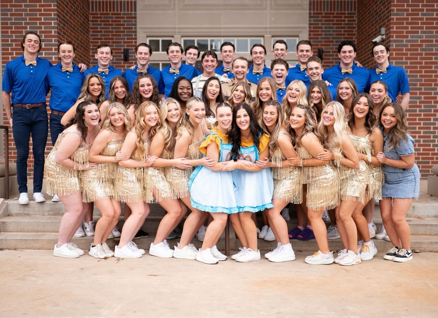 Congratulations to our 2023 Varsity Revue cast and directors! This year we had the privilege of being paired with the lovely women of @okstate_kd . As a group they received the awards of Best Opener, Most Entertaining, and finished up 2nd Overall! We