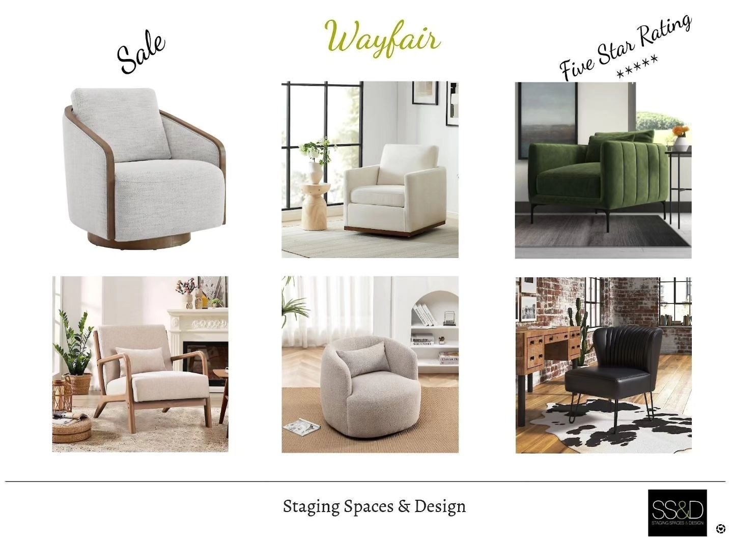 Looking to spruce up your space? 🛋 Don't miss out on the Wayfair chair sale featuring five-star rated chairs! Visit my LTK shop to find the perfect addition to your home. Hurry, these deals won't last long! #WayfairSale #ChairSale #HomeDecor

Sale p