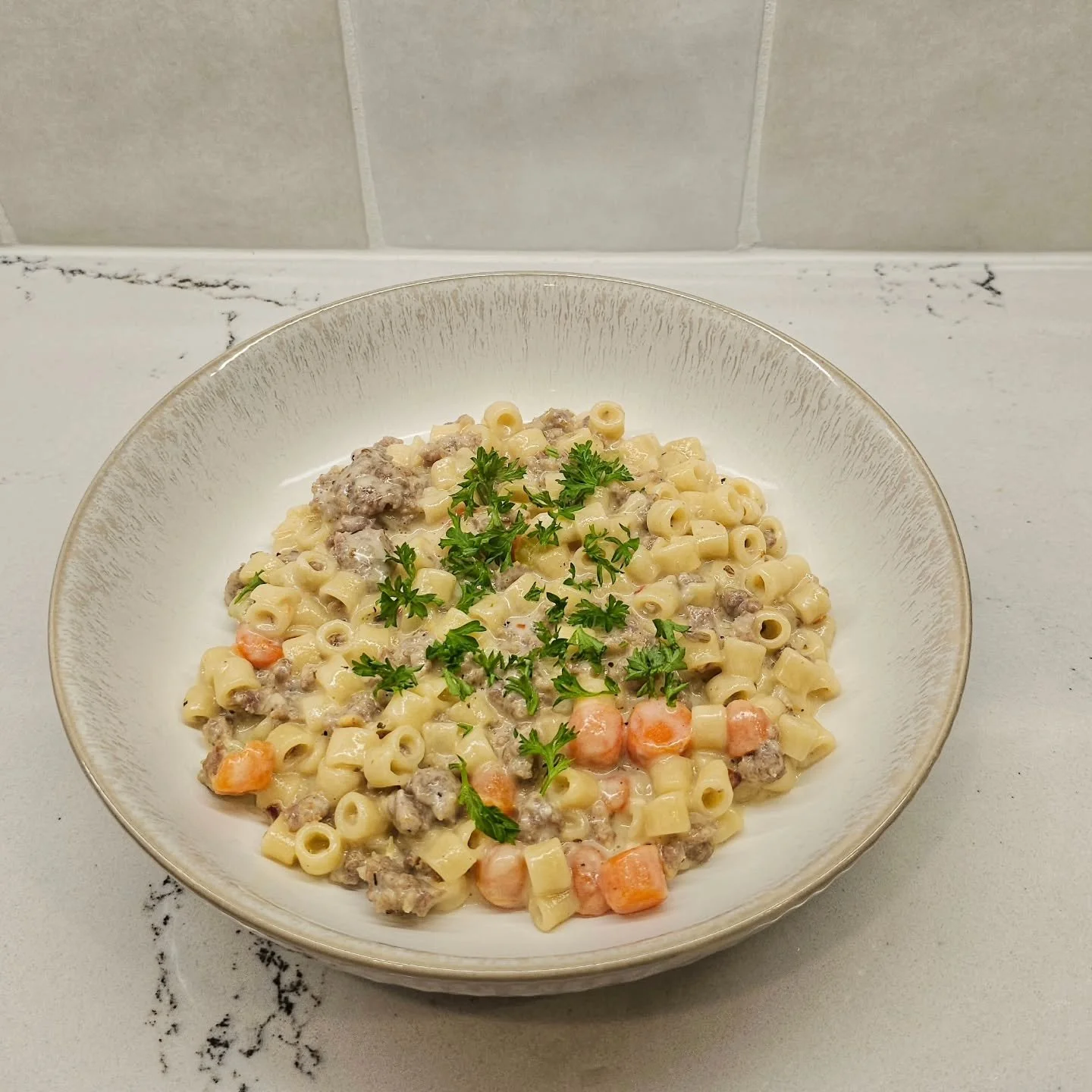 Comfort Food Alert!

🍲&nbsp;Creamy Beefy Pasta Soup&nbsp;&mdash; cozy, hearty, and perfect for chilly nights!

This one is a favorite at our house!

Save this for your next comfort-food craving 🤤

👇&nbsp;INGREDIENTS
&bull; 1 lb ground beef or Ital