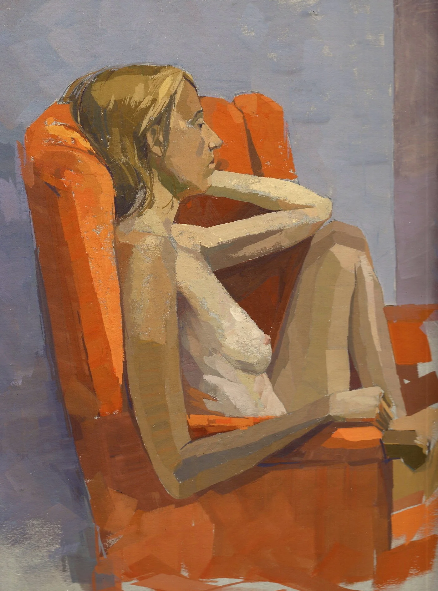 Sarah's Orange Chair