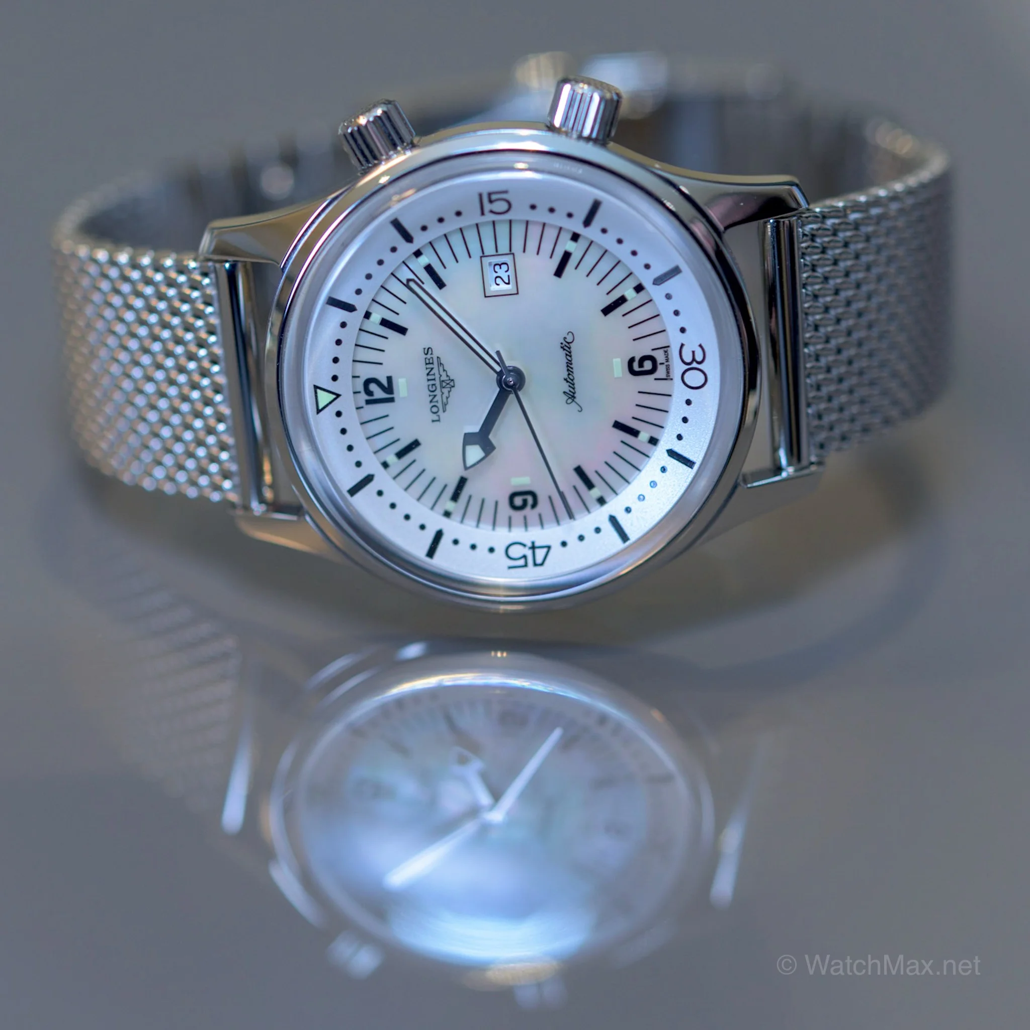 longines legend diver white