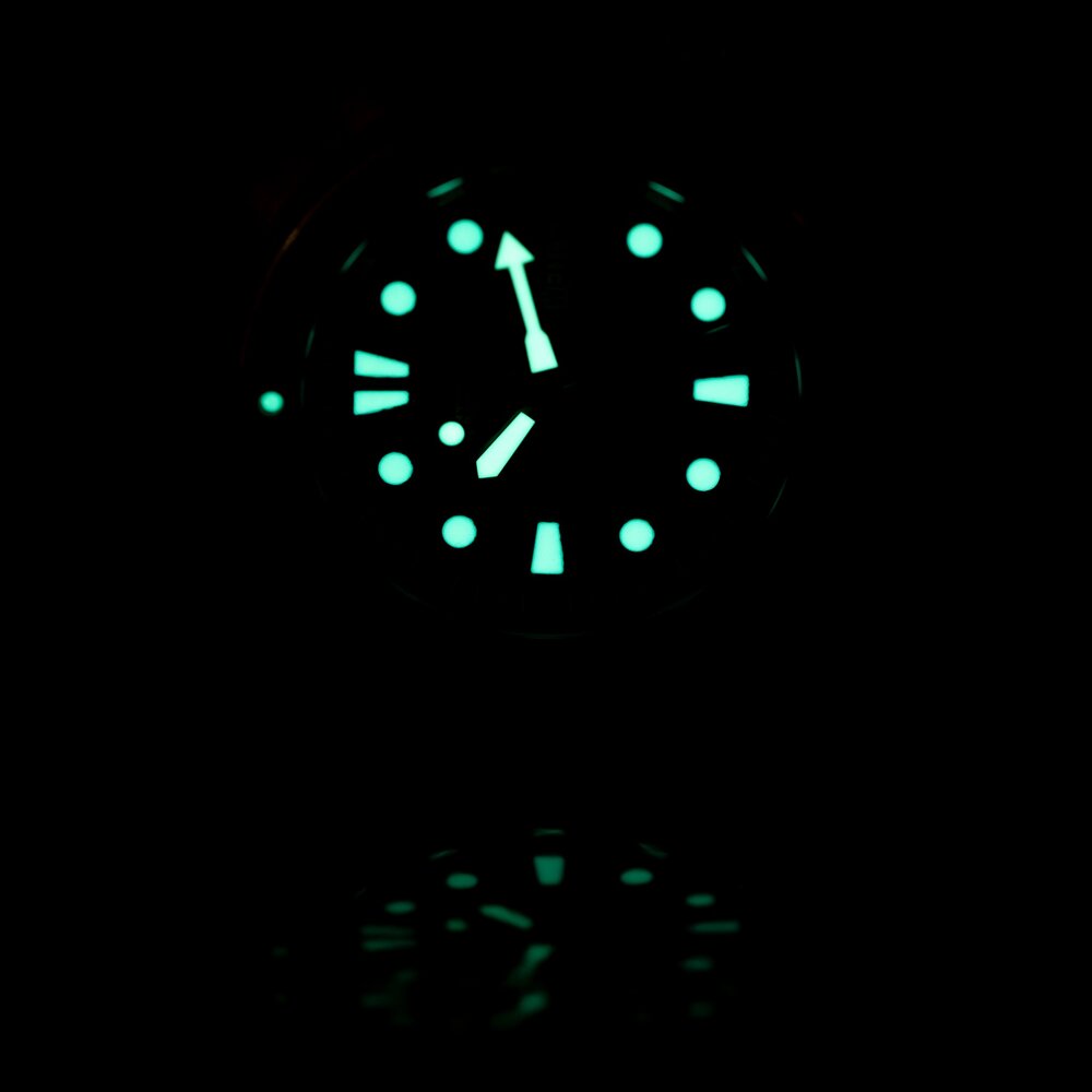 Seiko Prospex PADI - lume after immediate exposure