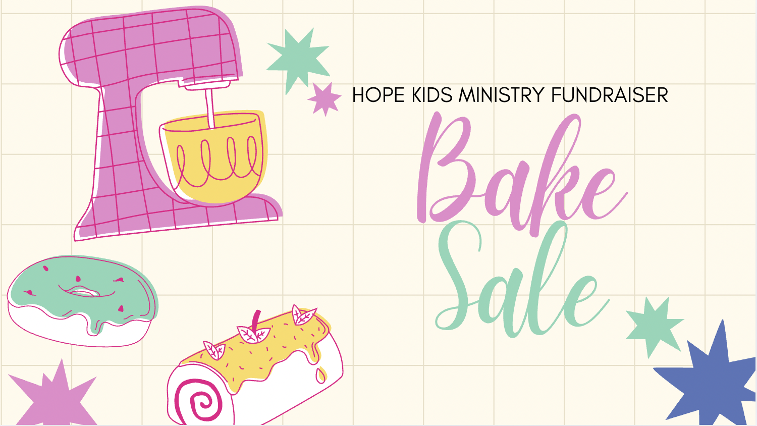 Hope Kids Bake Sale