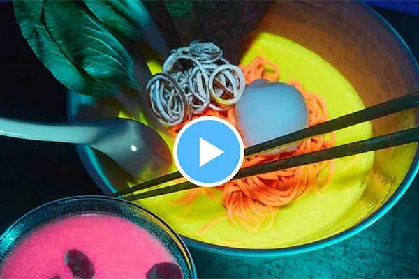 Good Morning America - We had to see what makes glow-in-the-dark ramen shine so bright