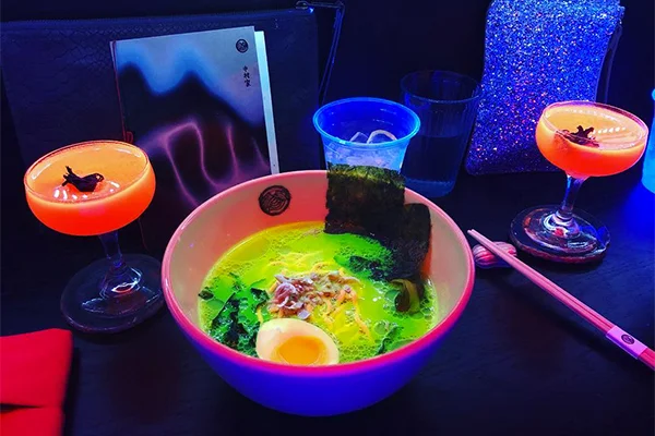 SECRETLA - This Pop-Up Shop Is Serving Everything From Glow-in-the-Dark Ramen To Neon Cocktails