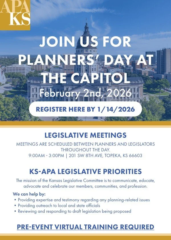 Planners Day at the Capitol - Kansas