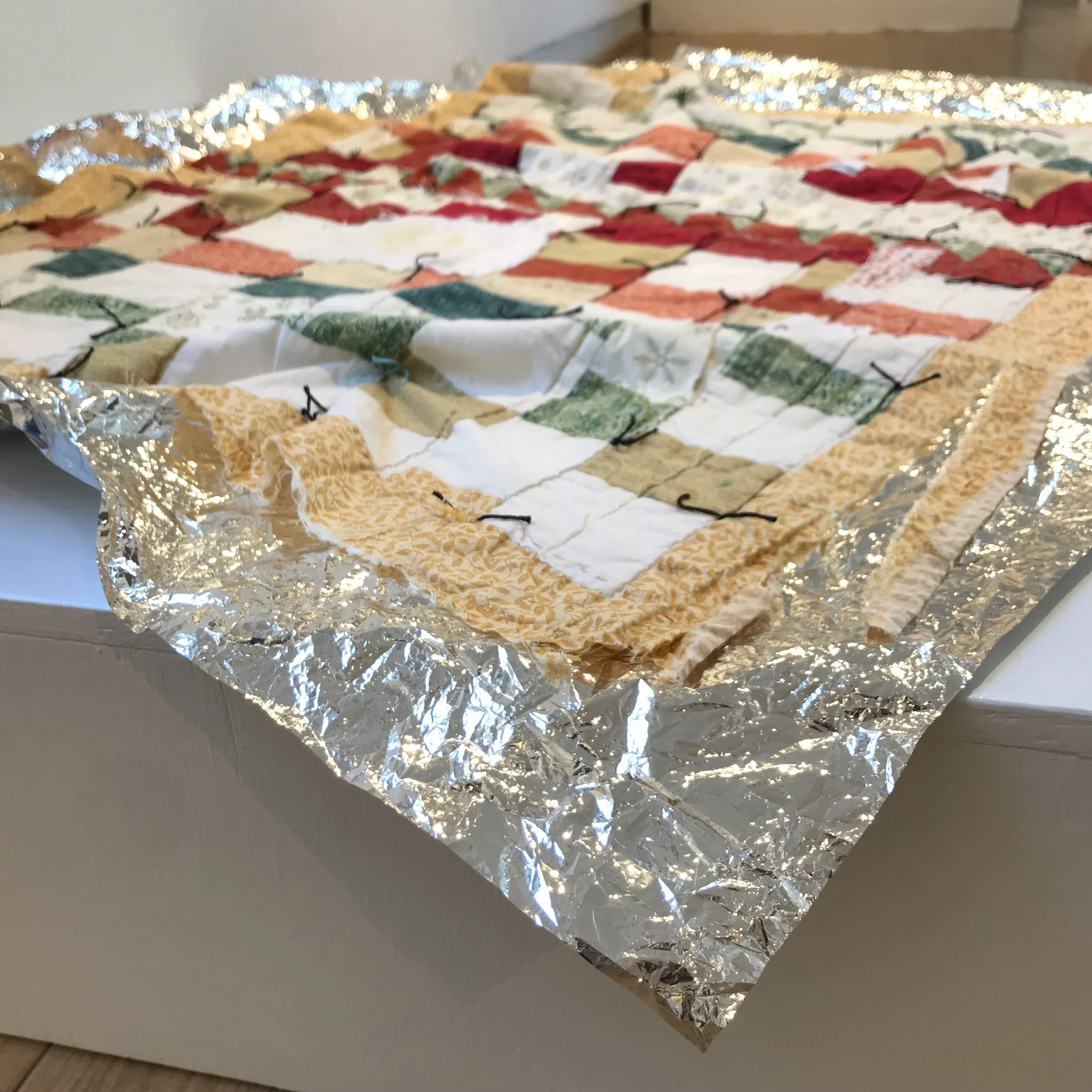 A Migrant Child's Blanket, 2019, Marsha Borden, 