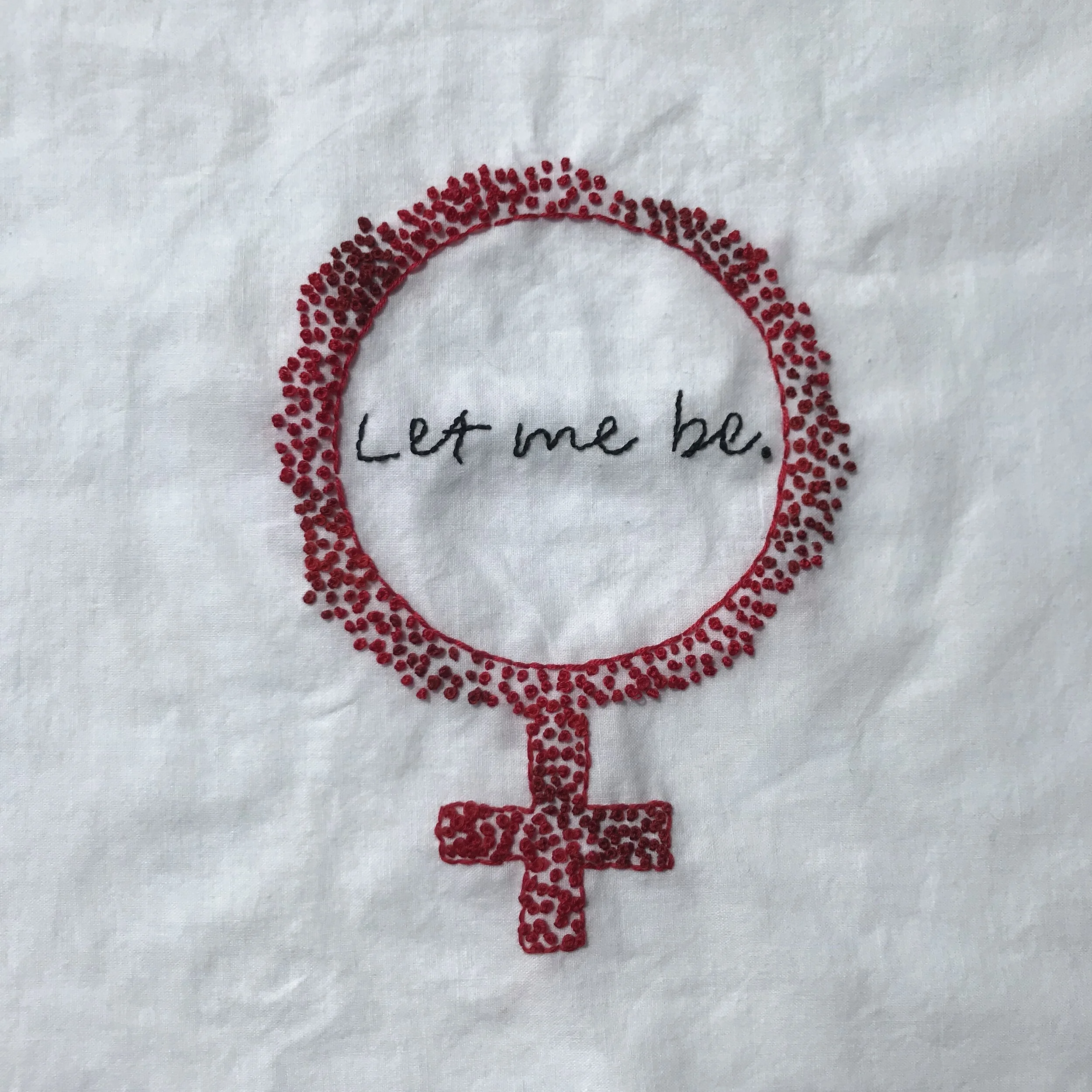 Let Me Be, 2019, Marsha Borden