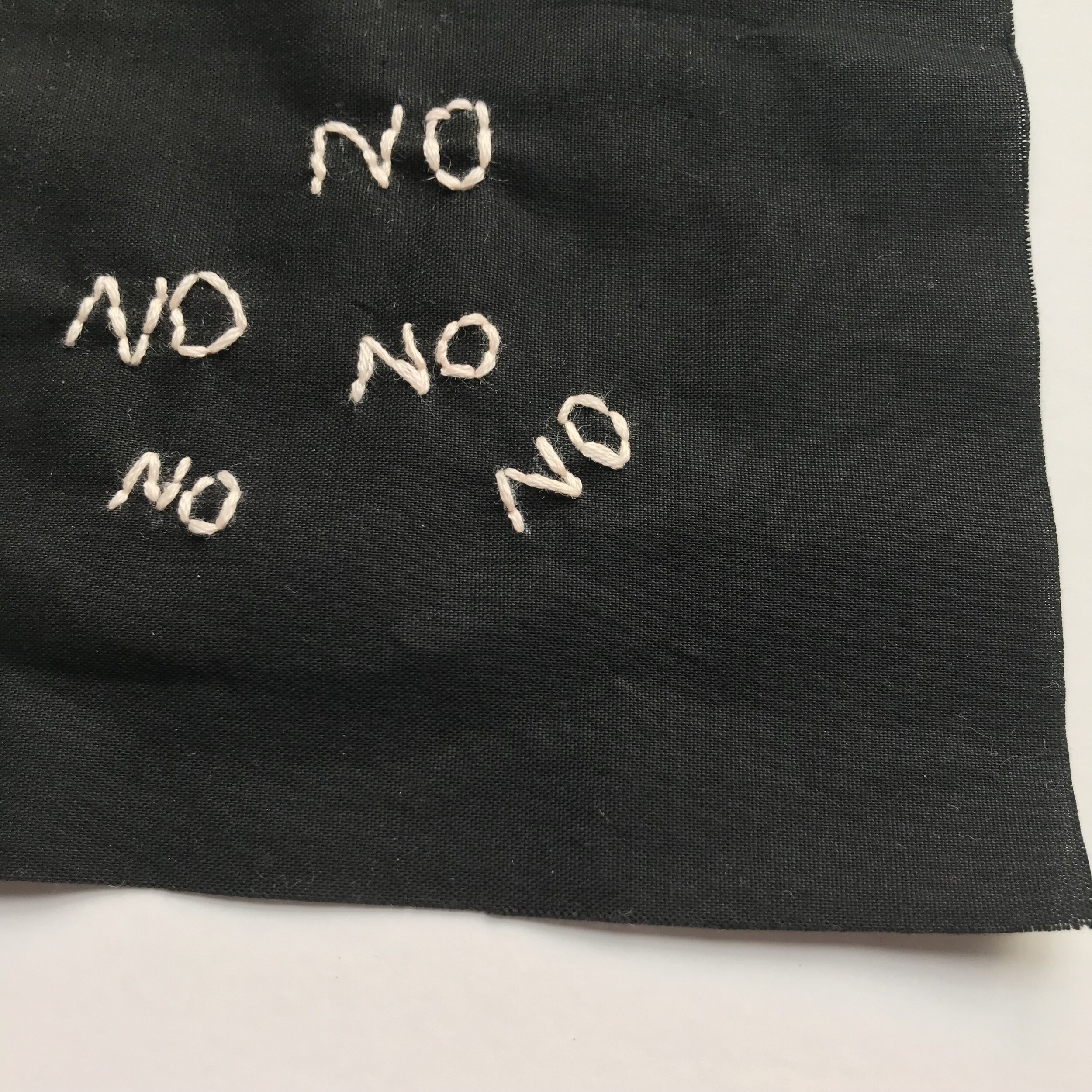 Absolutely Not, 2019, Marsha Borden