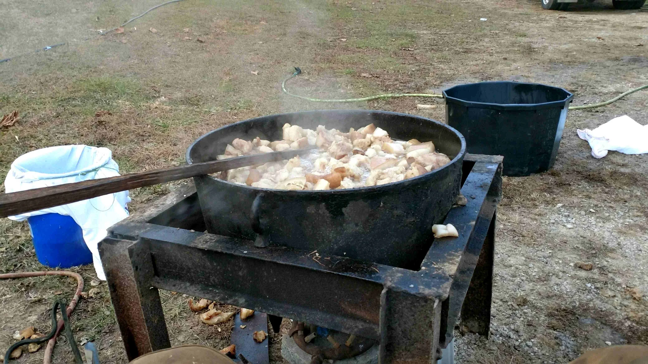 Here's an outside cooker.