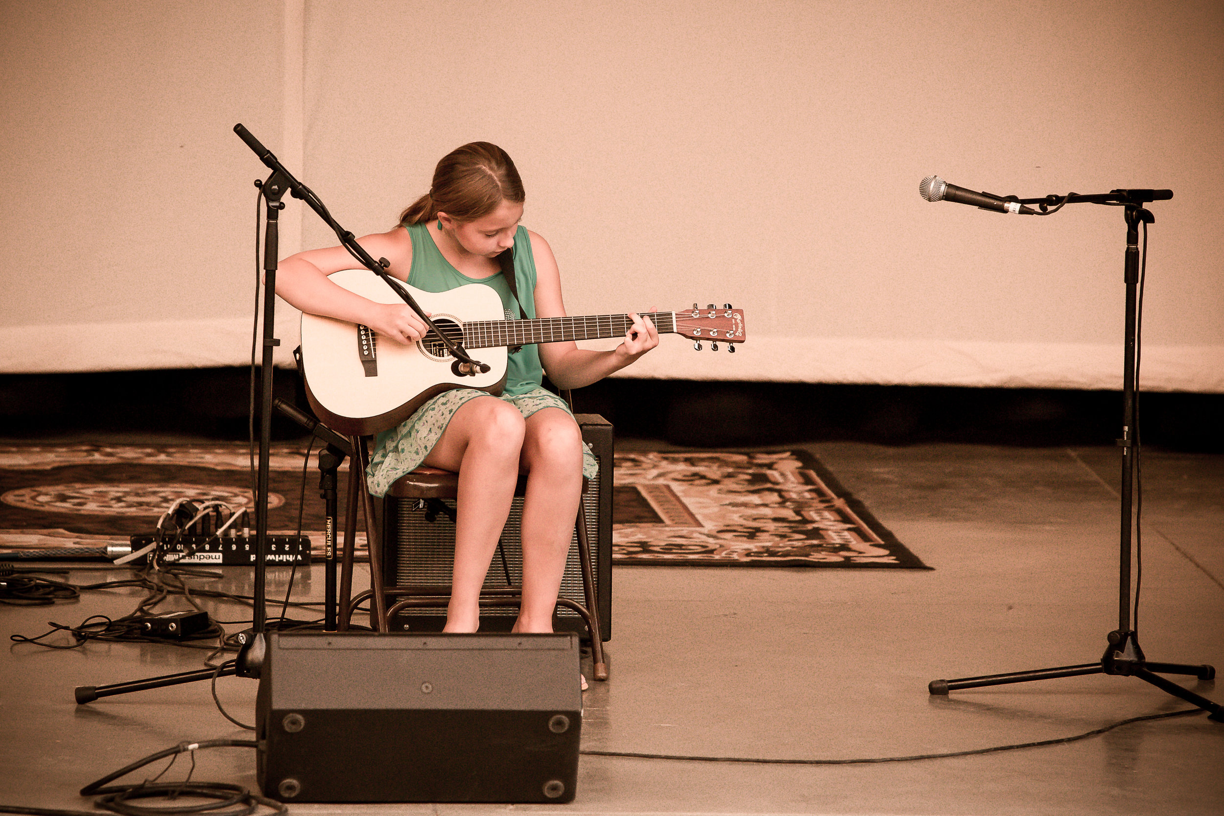 Chloe did a great job at her first recital.
