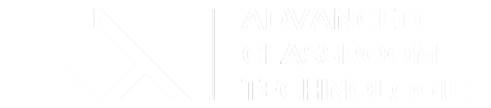 Logo of Advanced Classroom Technologies with geometric design and text