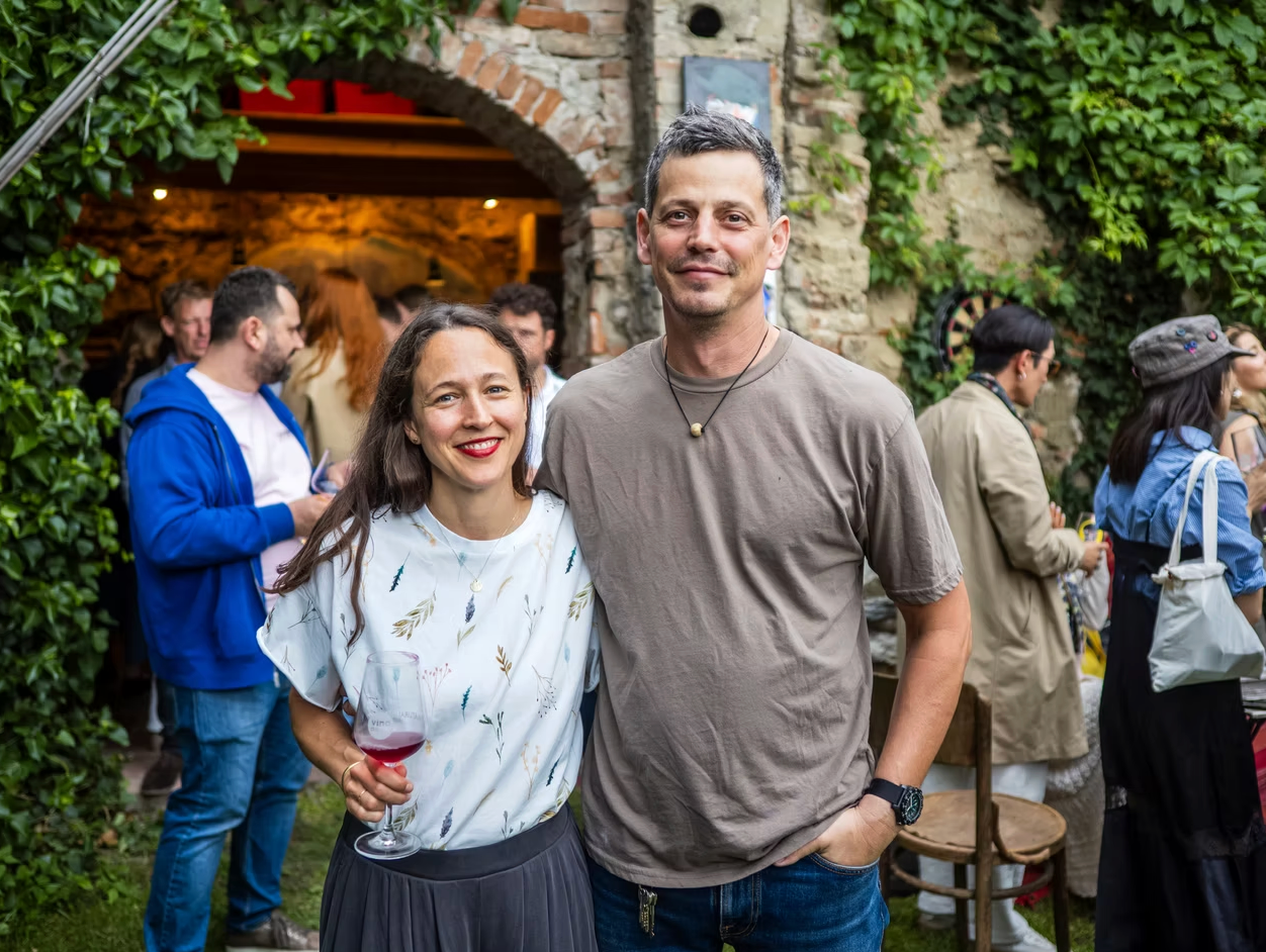 Nadja and Andrej at Naturalista natural wine festival
