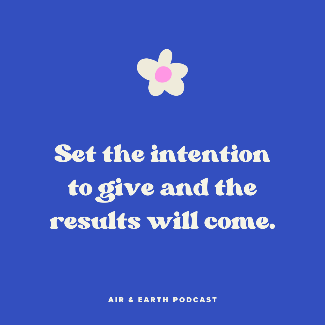 Set the Intention to Give and the Results Will Come episode artwork