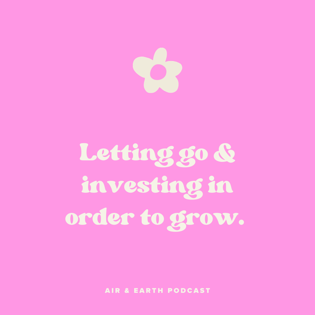 Letting Go &  Investing  in  Order to Grow episode artwork