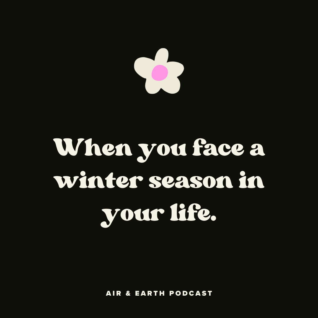 When you face a winter season in your life episode artwork