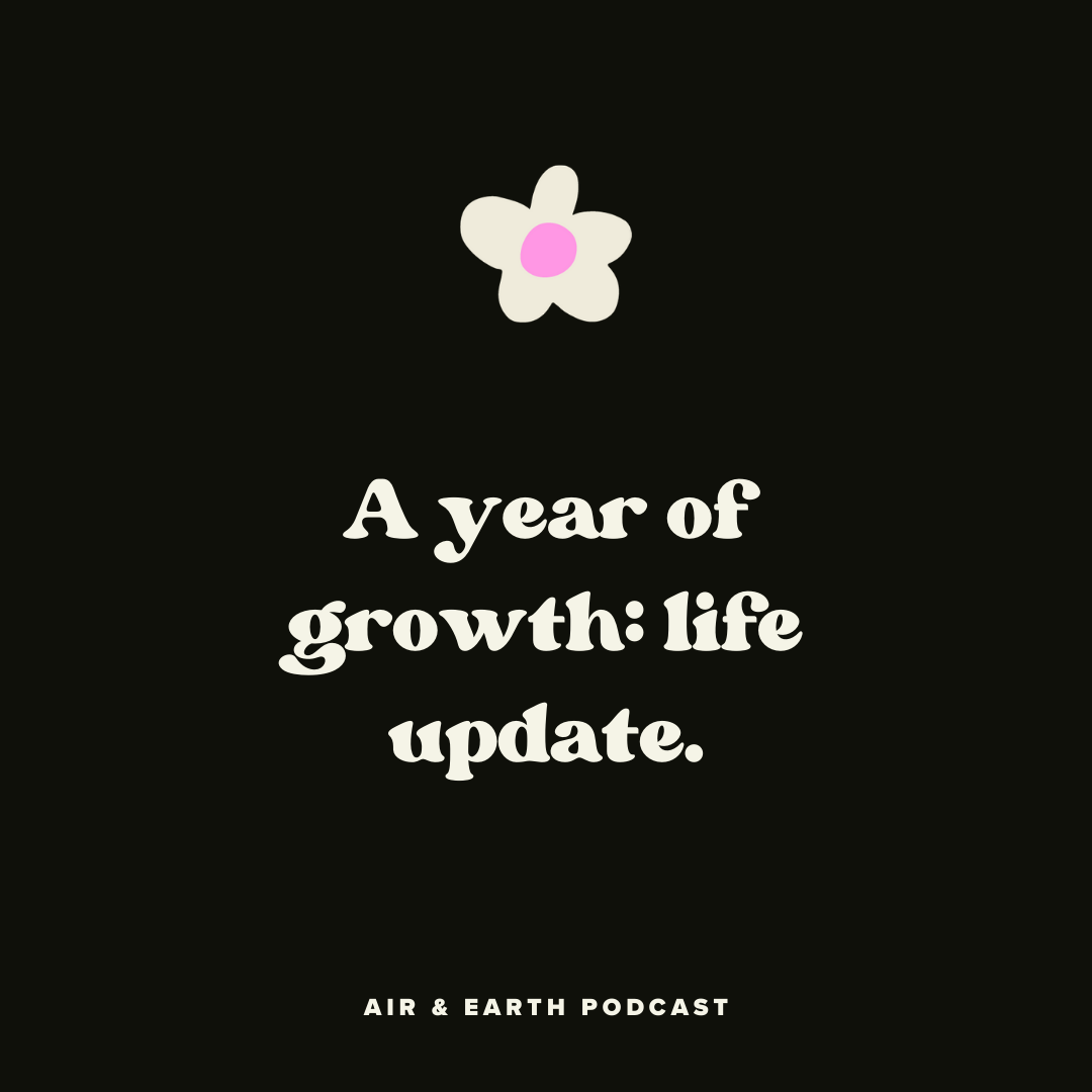 28: A year of growth: life update episode artwork