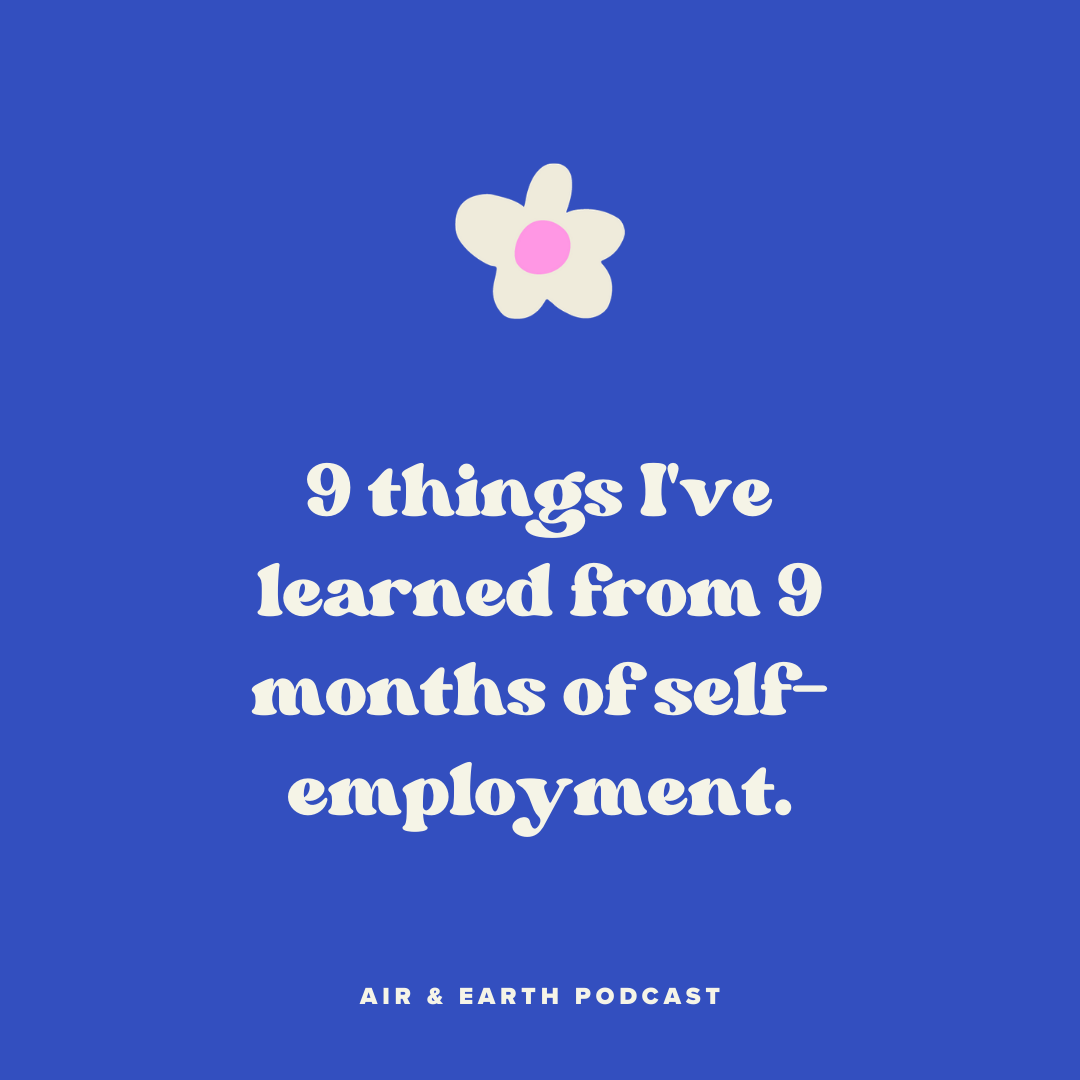 17: 9 things I’ve learned from 9 months of self-employment with Melissa episode artwork
