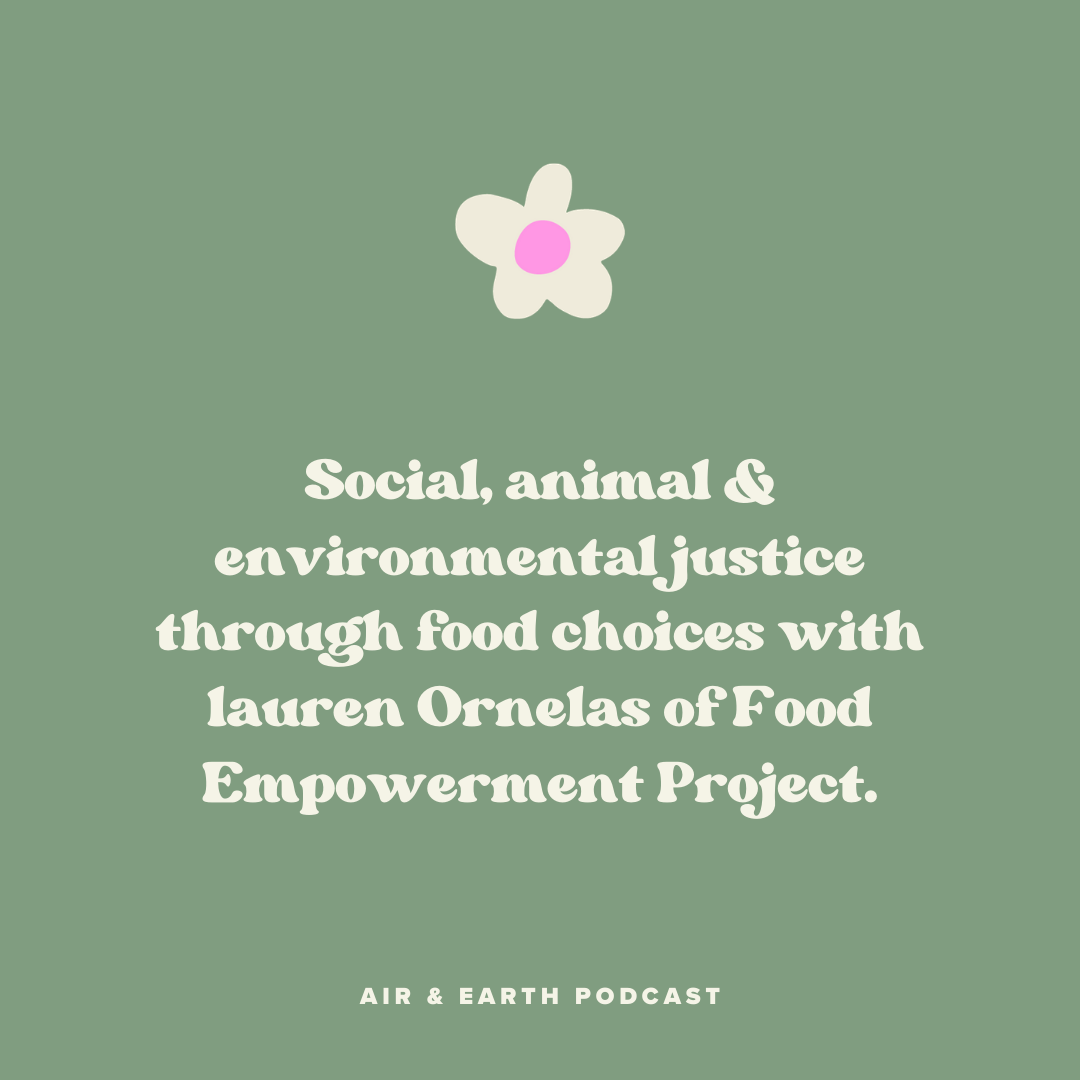 15: Social, animal, and environmental justice through food choices with lauren Ornelas of Food Empowerment Project episode artwork