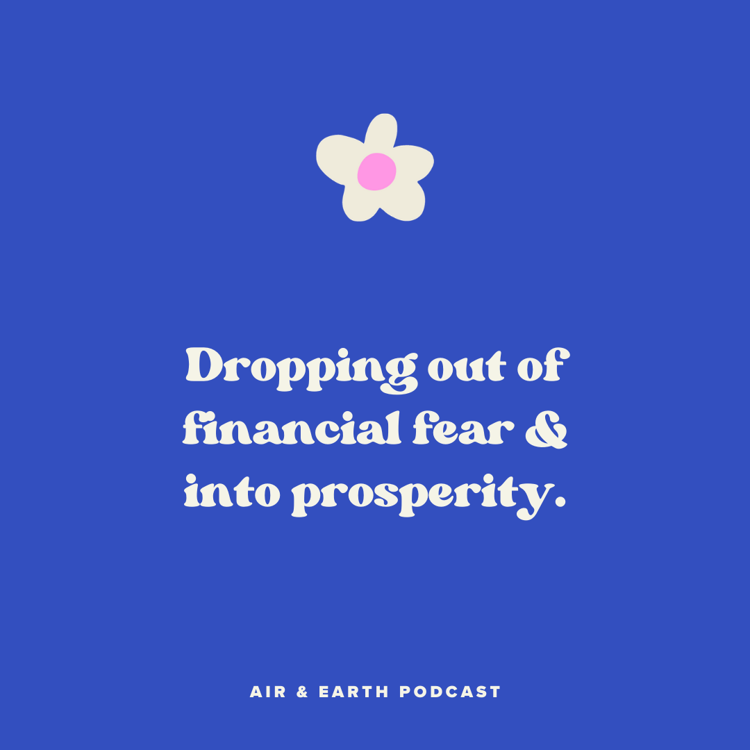 Dropping out of financial fear & into prosperity episode artwork