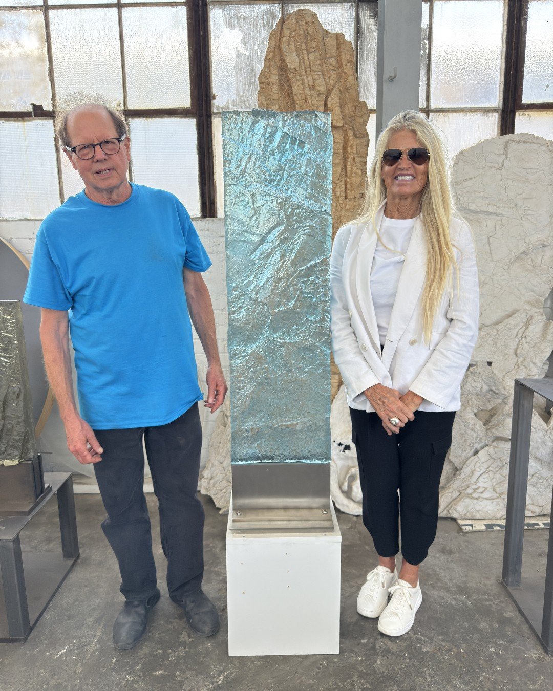 G R A T E F U L + I N S P I R E D 

Studio Visit with davidruthglass 

XO V