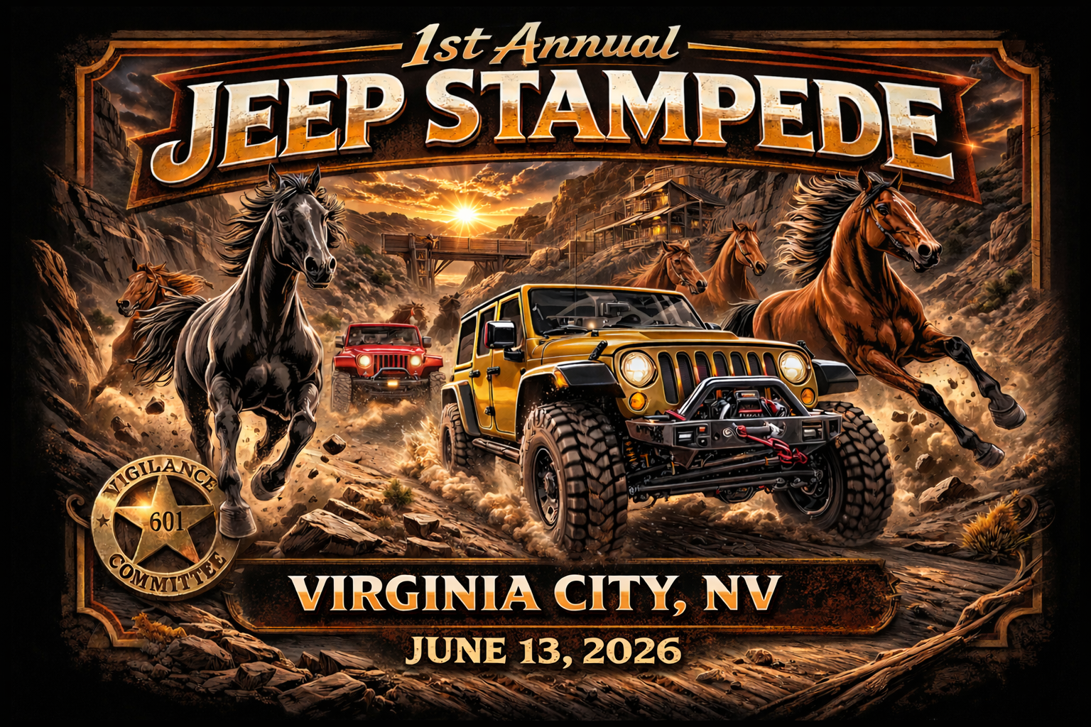 Historic Virginia City to Host First Annual 601 VC Jeep Stampede.