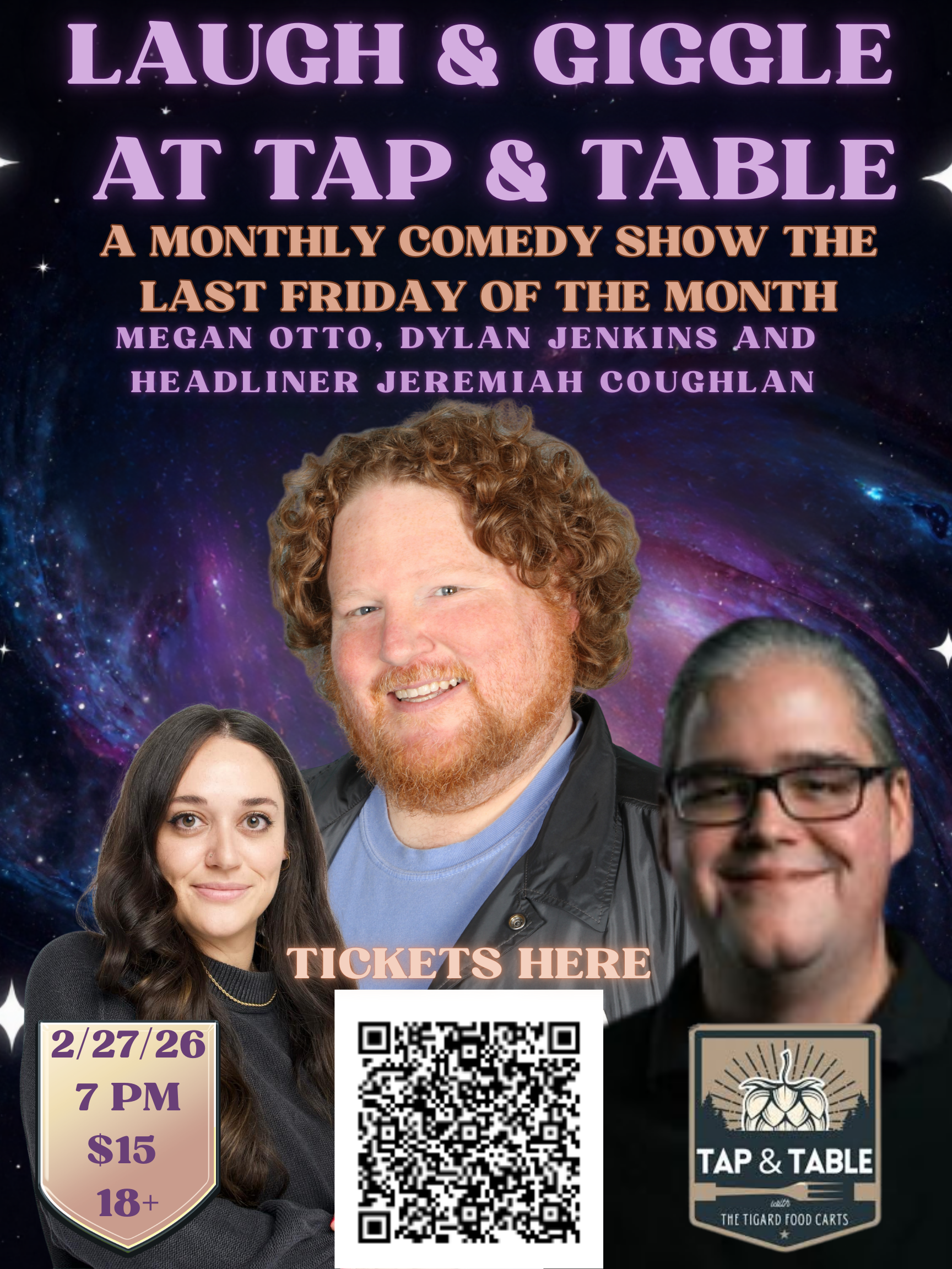 Laugh &amp; Giggle at Tap &amp; Table