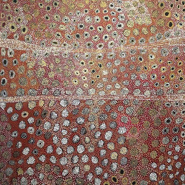 An advantage of working close to the ANU is that the Drill Hall Gallery is within walking distance during my lunch break. Some more brilliant pieces of indigenous art from the Hassell Collection. #visitcanberra #oneofakindapartments #barefootandbespo