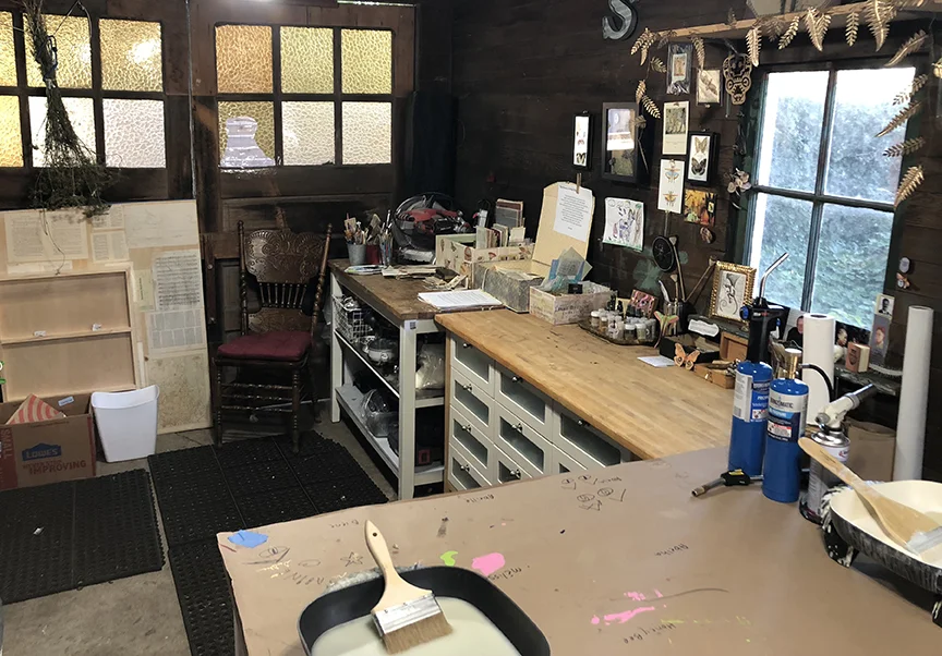 A peek inside the new studio