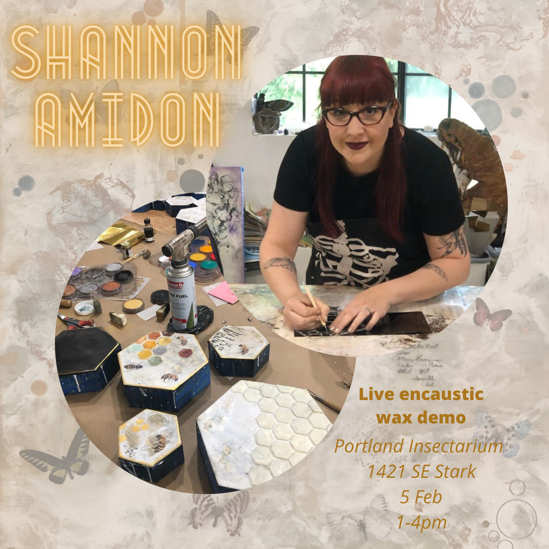 Live Painting Encaustic Demo