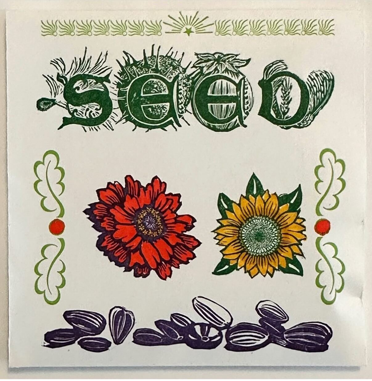 Just 1 week left to sign up for our Art &amp; Seed Swap! Registration is due by Jan 24th &amp; your seeds are due by Feb 24th. Link in bi-o to learn more and sign up.
.
This packet was created by @starpointestudio for last year&rsquo;s swap.
.
.
#see