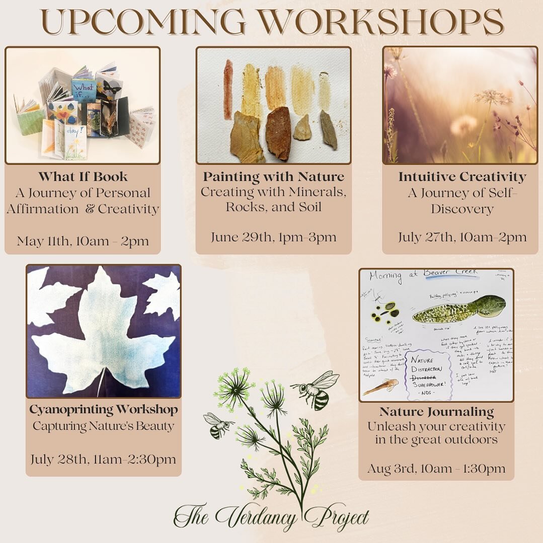 Invest in yourself and unlock your creative potential with one of our upcoming art workshops! Here are 5 reasons why joining us is a must:

🌱 Personal Growth: Dive into a world of self-expression and exploration. Our workshops are designed to nurtur