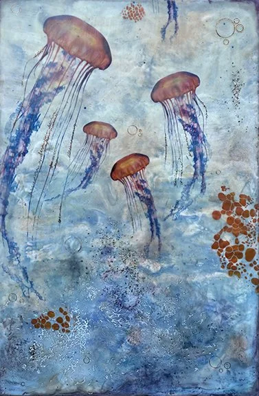 In the Quiet Deep - 36” x 24”