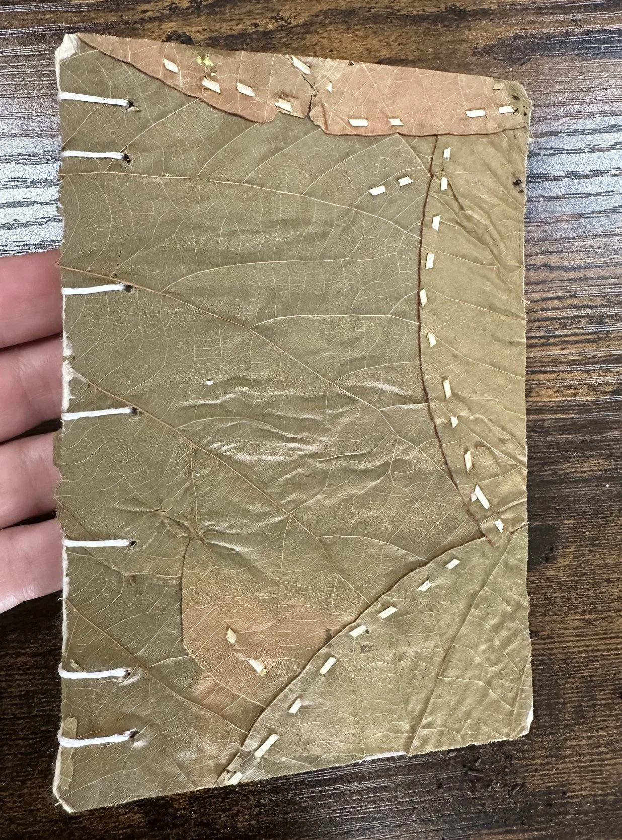 Sewn Leaf Book