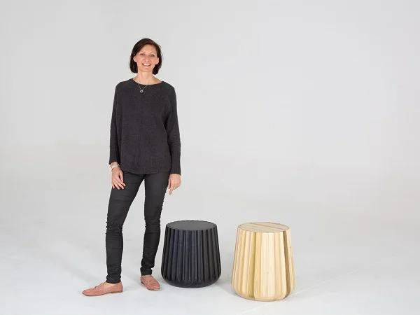 Anne Claire-Petre with the Emi Pod available through Anaca Studio