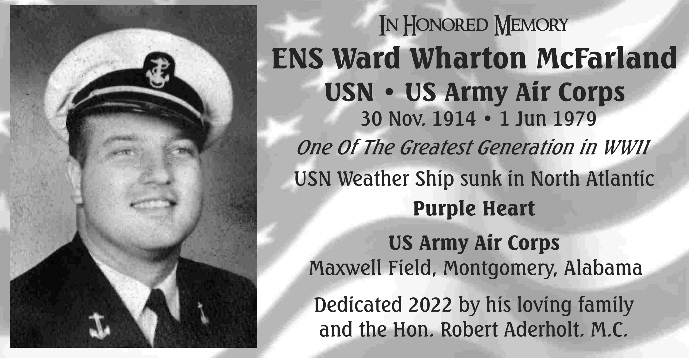 Tuscaloosa World War II hero honored at the U.S. Navy Memorial