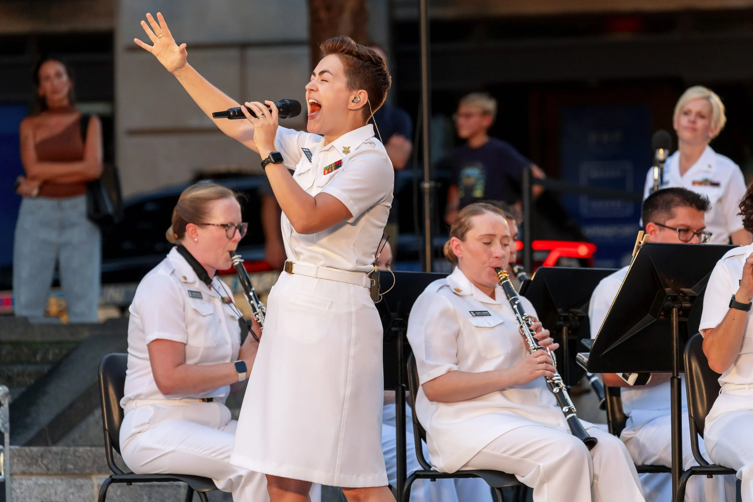 Concert on the Avenue - Full Navy Band