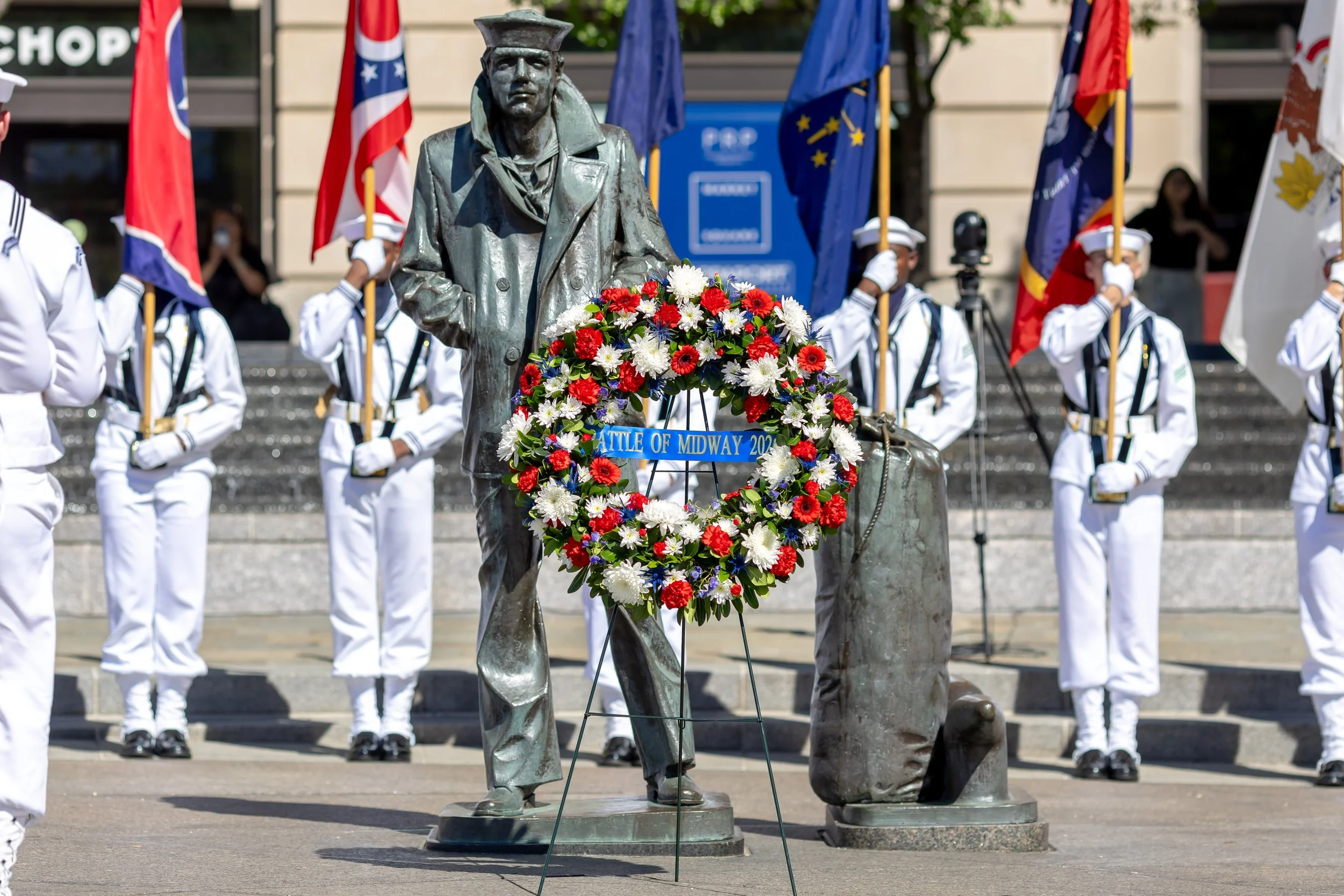 2026 Battle of Midway Wreath Laying