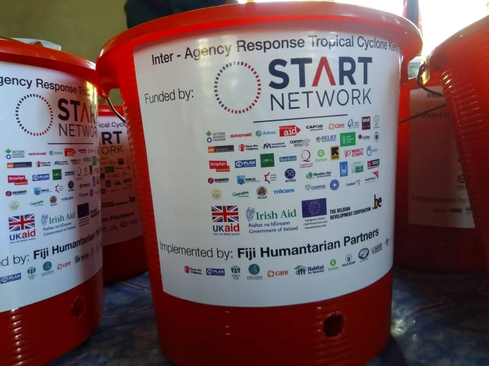 Above: The Fiji Disaster READY consortium worked together to secure funds from the START network to support the humanitarian response to TC Josie and TC Keni. Photo credit: Plan International